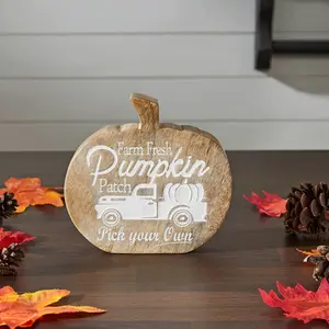 Farm Fresh Pumpkin Patch Wood Decor