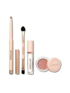 SHEGLAM Lip Dazzler Glitter Kit Long-Lasting Glitter Lip Gloss Sexy Super Stay Non-Sticky Shiny Kit Lipstick Y2K-Debutante