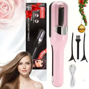 Hair Trimmer Split End Cutter, Portable Rechargeable Automatic Hair Clipper, Multi-Function Electric Hair Grooming Tool