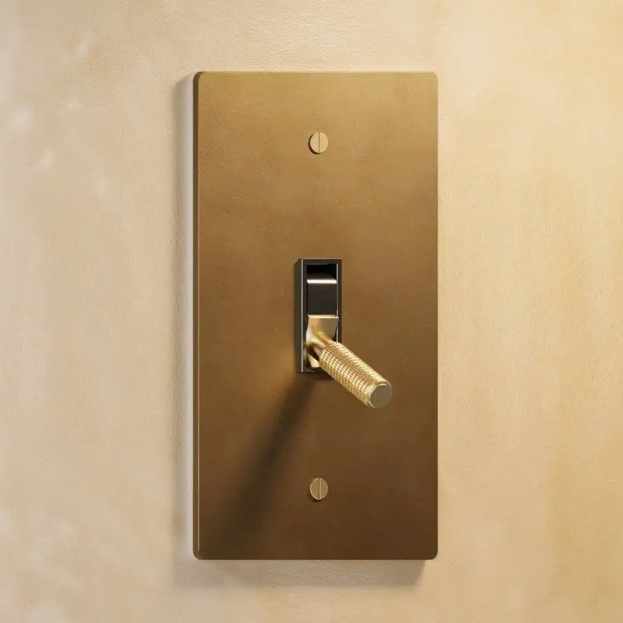 The Brass 4-Way Toggle Switch (1 to 5 Gang) - Old Style