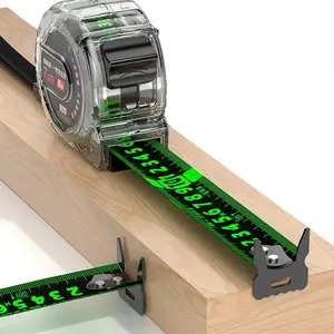 Metric systemLocal warehouse deliveryDouble Sided Fluorescent Graduated Tape Measure, 1 Count High Quality Home School Office Measuring Tool, Physical Measuring Instruments, Tools for Mechanics