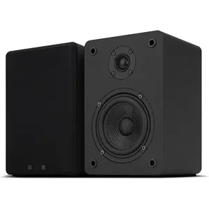 40W*2 Passive Bookshelf Speakers for Record Players and  Theater Systems, Midrange and High-Frequency Stereo Speakers, Indoor Rear Surround Speakers, Requires a Amplifier,(Black)