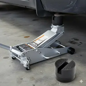 Heavy Duty Rubber Jack Pad Adapter, Frame Protection Lift Tool for Vehicle Support, Garage Equipment and Mechanical Repair Accessories, Floor Slot Car Lift Pad, Safe Jacking Block Kit