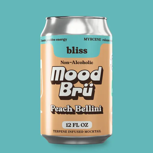 Peach Bellini Non-Alcoholic Mocktail-12 Fl. Oz. Cans 4 pack