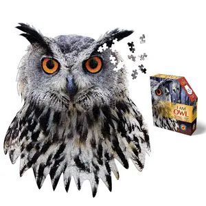Puzzle I AM Owl 550 Piece Animal Shaped