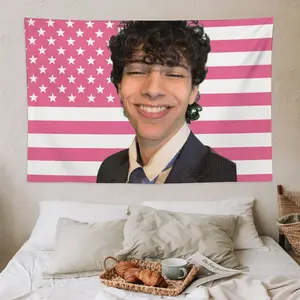 Hamzah and Martin Wall Art Hanging,Tapestries For Decorate Clubs Concerts Bars University Dormitories Living Rooms Bedrooms Decor Tapestry