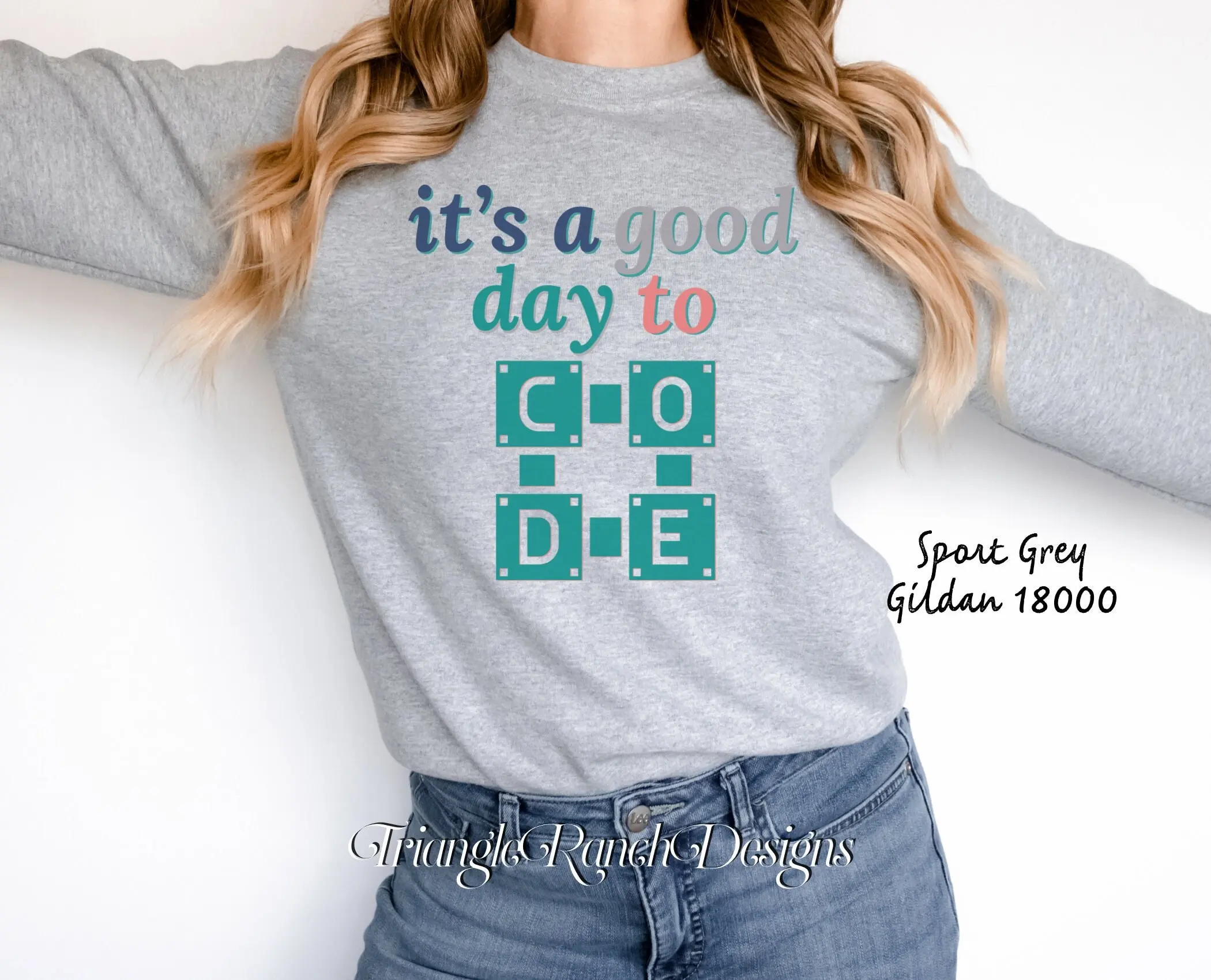 Coding Shirt Computer Team Code Sweater It's A Good Day To Code Sweatshirt Technology Teacher Shirt Technology Team Coding Sweatshirt  sweater