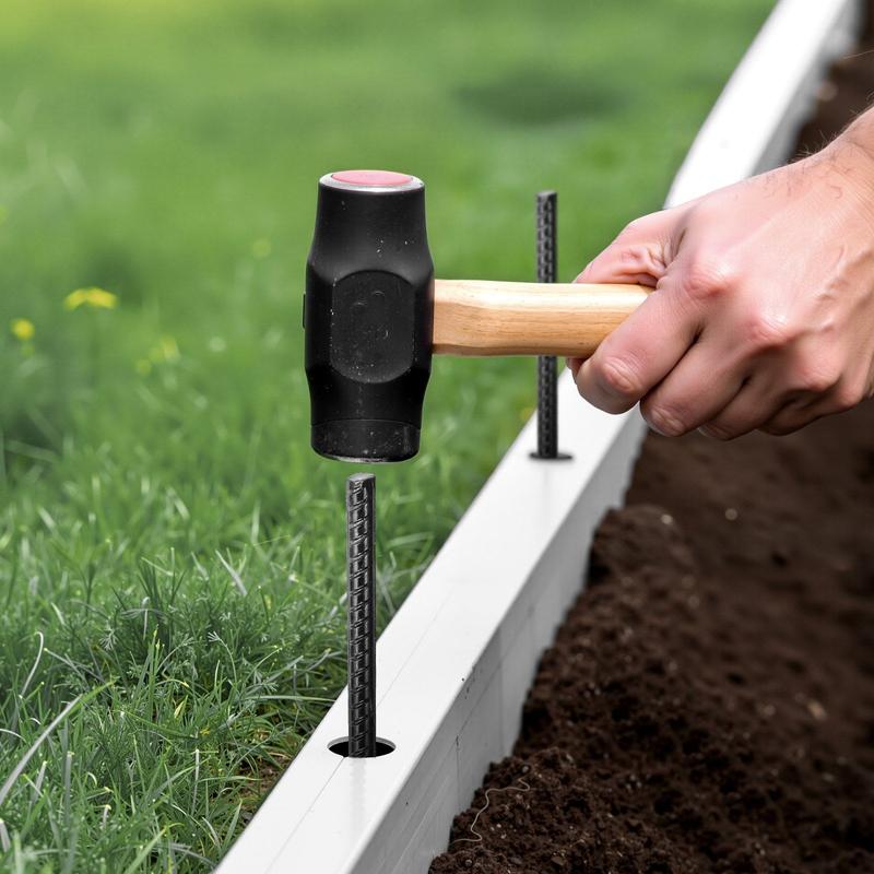 VEVOR Rebar Stakes, 24-Inch, Heavy-Duty 0.47 in Diameter, Straight Galvanized Steel Ground Anchors with Chisel Point End & Rust-Resistant Coating, for Gardening Support, Fence, Camping Tents (20-Pack) VEVOR Rebar Stakes, 24-Inch, Heavy-Duty 0.47 in Diameter, Straight Galvanized Steel Ground Anchors with Chisel Point End & Rust-Resistant Coating, for Gardening Support, Fence, Camping Tents (20-Pack)