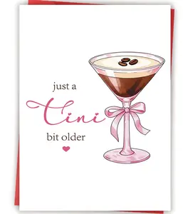 Just a Tini Bit Older Birthday Card