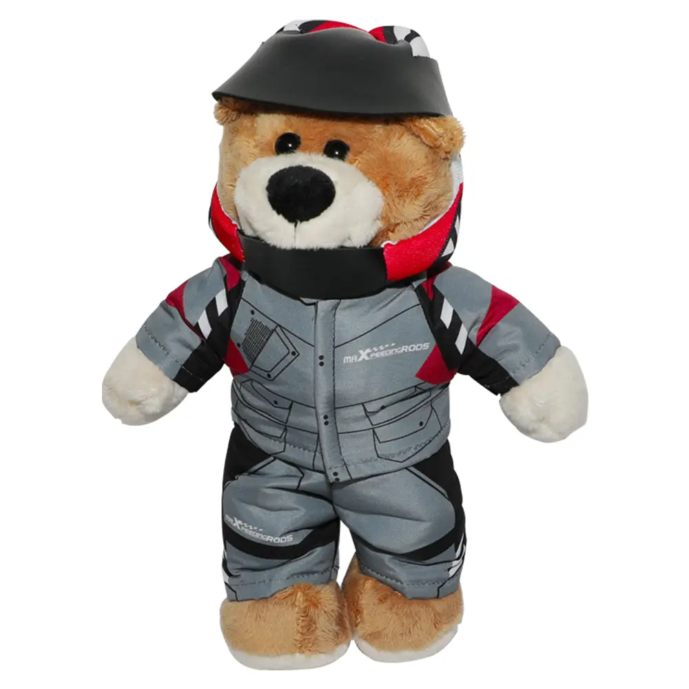 cute bear Racer lovely bear plush doll