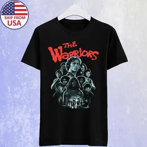 The Warriors Movie Men's Black T-shirt Size S-5xl