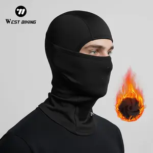 WEST BIKING Autumn Winter High Elasticity Outdoor Cycling Mask Full Face Windproof Warm Mask Balaclava for Men Women