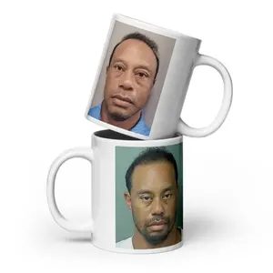 Tiger Wood Mug Shot Mug