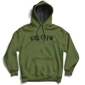 Kill Crew Classic Hoodie Cotton Menswear Soft Fabrics Fitted Sweatshirts Polyester Tops Pullover