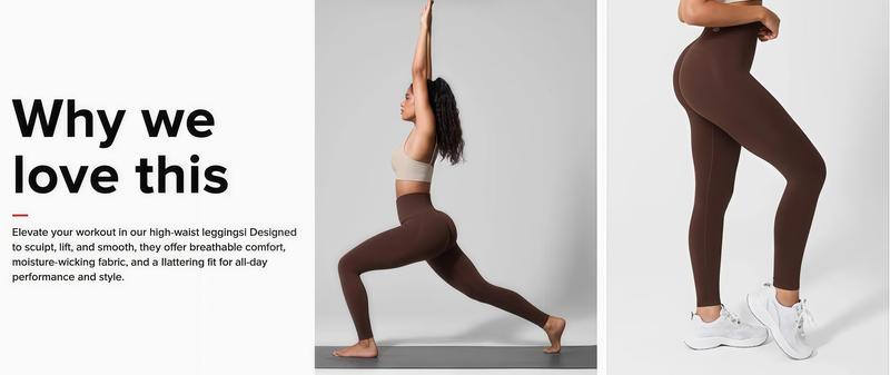 High-Waisted Yoga Pants for Women - Seamless Tummy Control fall Outfits& Butt Lifting Workout Leggings #Parati #GymWorkout #TikTokMadeMeBuyIt #outdoorfun#warmupforholiday#tiktokmademebuyit-1