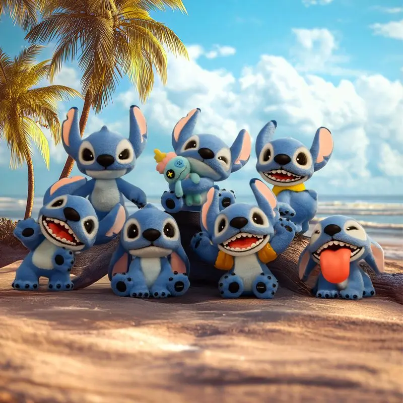 Disney Lilo & Stitch Collection Fluffy Adventure Velvety Surprise Box Hawaii Holiday Style Adorable Figure Decor for Bedroom Desk Gift for Kids & Students Valentine Gift for Girlfriends DealsForYouDaysDealsForYouDays