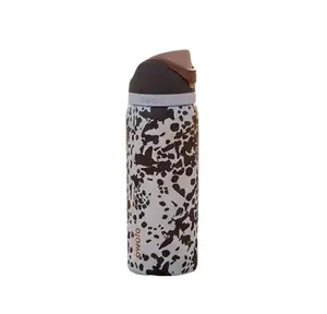 NEW Owala FreeSip 32oz Cowgirl Core Water Bottle Brown Cow Print Special Edition