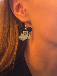 Bandit Mouse Earrings