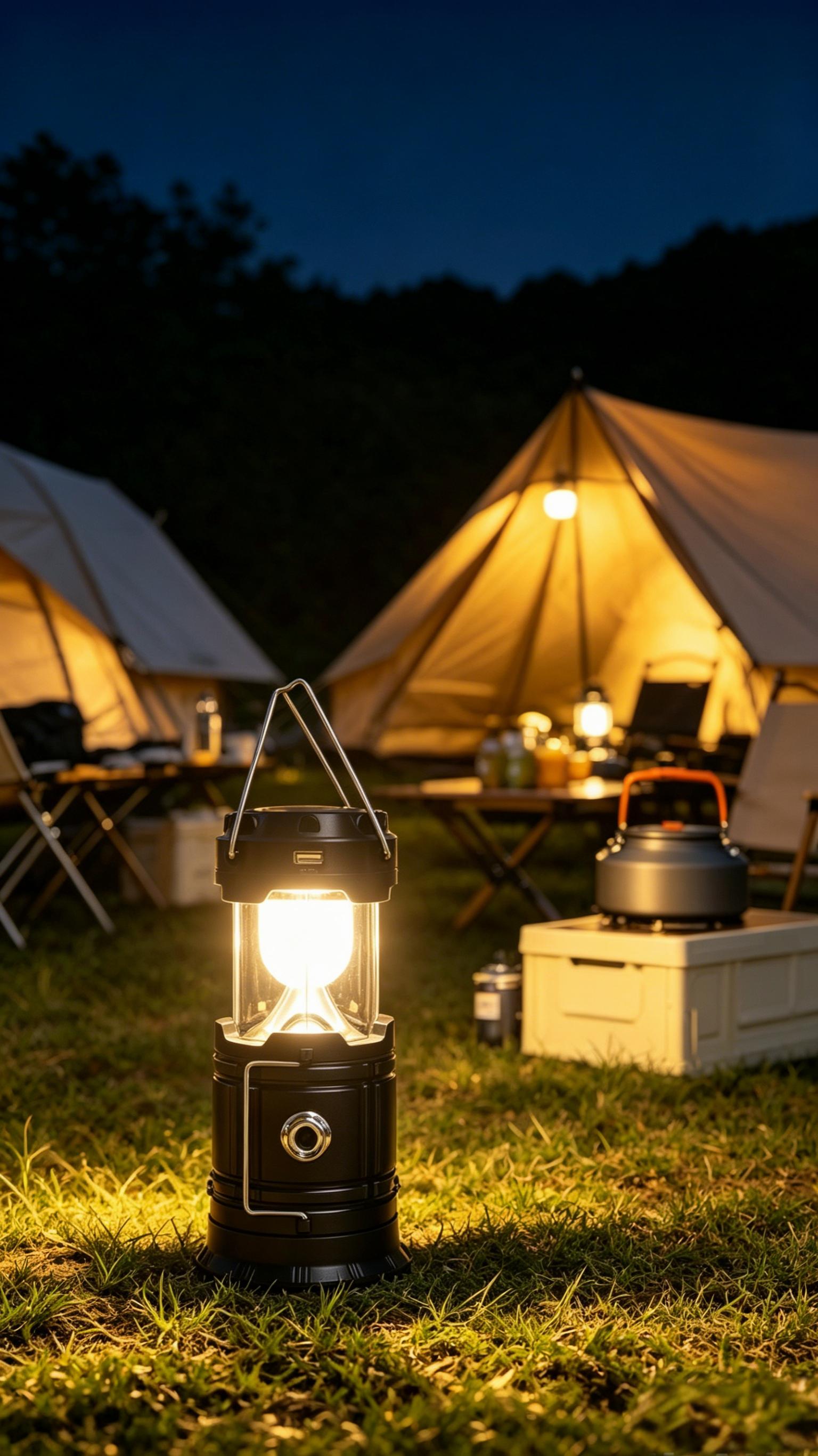 4-Piece Collapsible Portable LED Rechargeable Lanterns - Lightweight Waterproof Mini Solar Recharge Wireless Flashlight, Solar & USB Charging for Indoor/Outdoor Emergency Use, Mini Solar Lanterns sohochic