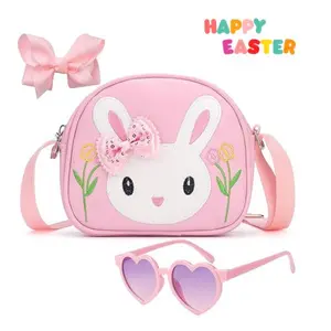 Toddler Purse for Girls – Cute Bunny Crossbody Bag, Small Kids Handbag, Easter & Birthday Gift for Little Girl