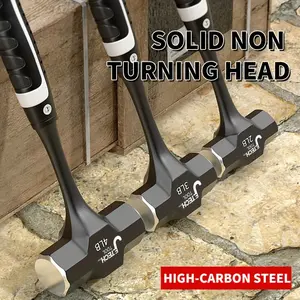 1 heavy-duty octagonal hand hammer for stone construction sites |   Professional home repair tools, anti-slip handle enhances grip, metal material