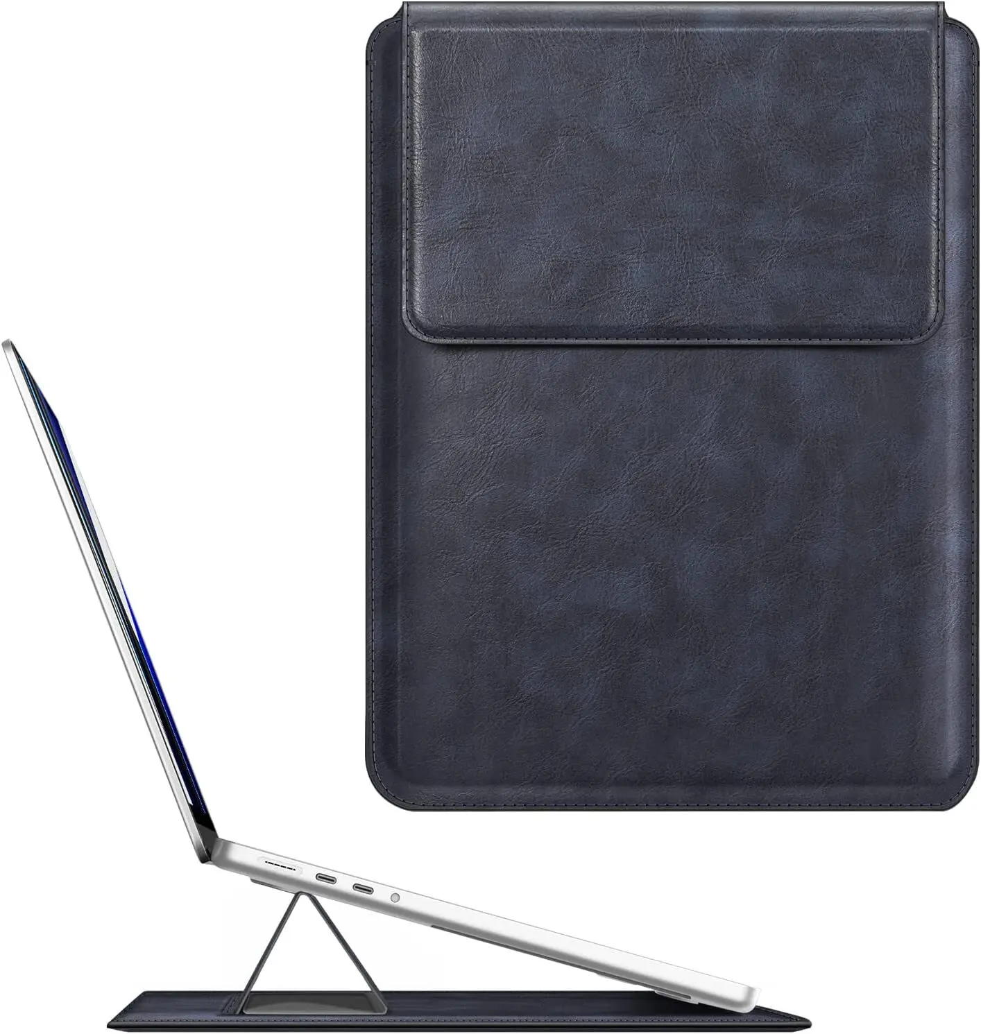 Sleeve Case for MacBook Air 13.6 Inch / MacBook Neo 13 Slim Bag Cover with Stand