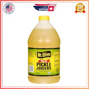 Mt. Olive Pickle Juice 100% Kosher Dill Pickle Brine, 64 Ounce Bottle