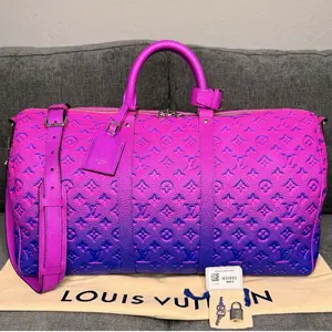 Pre-owned Louis Vuitton leather Travel Bags Preowned Illusion 55 Travel bag