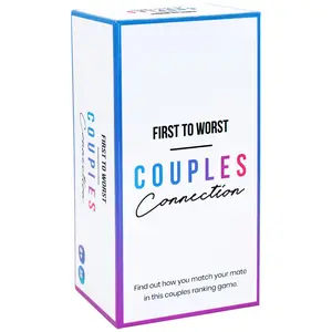 FIRST TO WORST Couples Connection Party Game - The Game About How Your Mate Ranks Things - Adult, Stocking Stuffers and Board Games Night with Friends with Polarizing Priorities