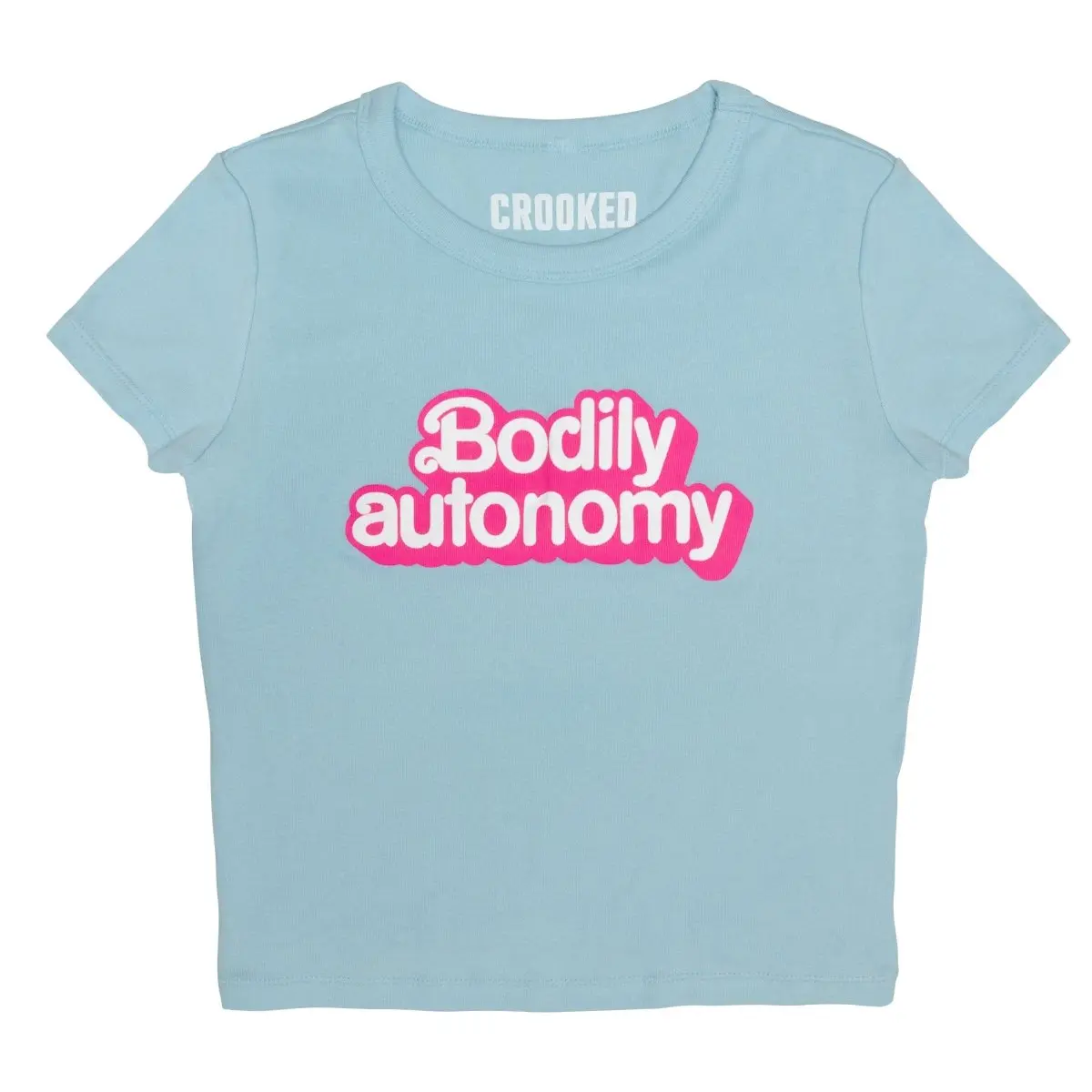 Bodily Autonomy Crop T-Shirt Graphic Tees Women