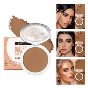 Matte Highlight Contour Palette for Beginners, All-Day Wear Commute Makeup, Face Shape Definition, Long-Lasting Nose Shadow Disk