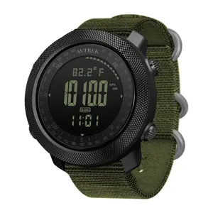 AVTREK Men's Outdoor Sport Digital Wrist Watch Multifunctional Smart Watch Swimming Military Army Watches Altimeter Barometer Compass Waterproof 50m summervibes