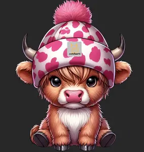 Kids Highland Cows Gangsheet | DTF Heat Transfer