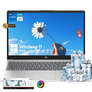 HP 2026 15.6 Touch-Screen FHD inch Laptop PC,Windows 11 Pro,Bluetooth 5.3,Intel Core i7-1355U, 32GB RAM, 512GB SSD,Backlit Keyboard, Wi-Fi 6,Silver,Bundle Accessory
