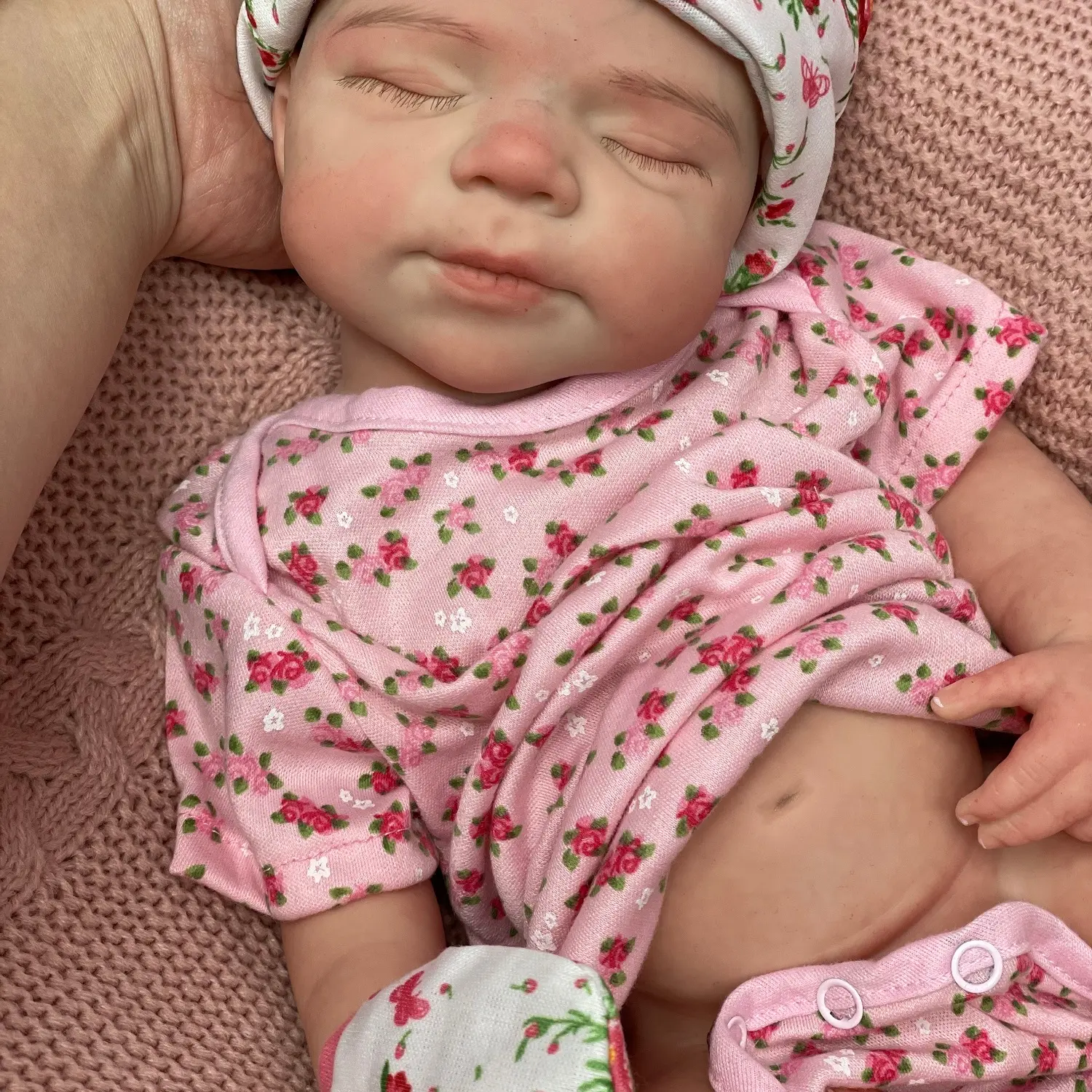 18 Inches Full Silicone Reborn Baby Doll, Hand-Painted, Openable Mouth, Ideal Gift for Collectors