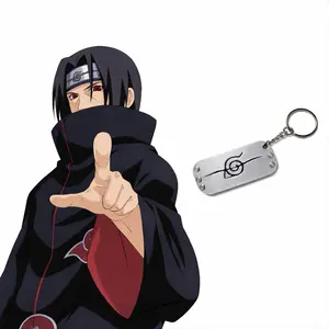 Akatsuki Hidden Leaf 3D Printed Keychain Custom Anime PLA Keychain for Fans