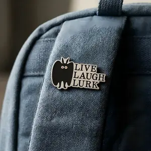 Cryptid Mothman Enamel Pin - Durable Alloy Metal Badge For Customizing Backpacks And Jackets Spooky Aesthetic Gift For Teens And Adults