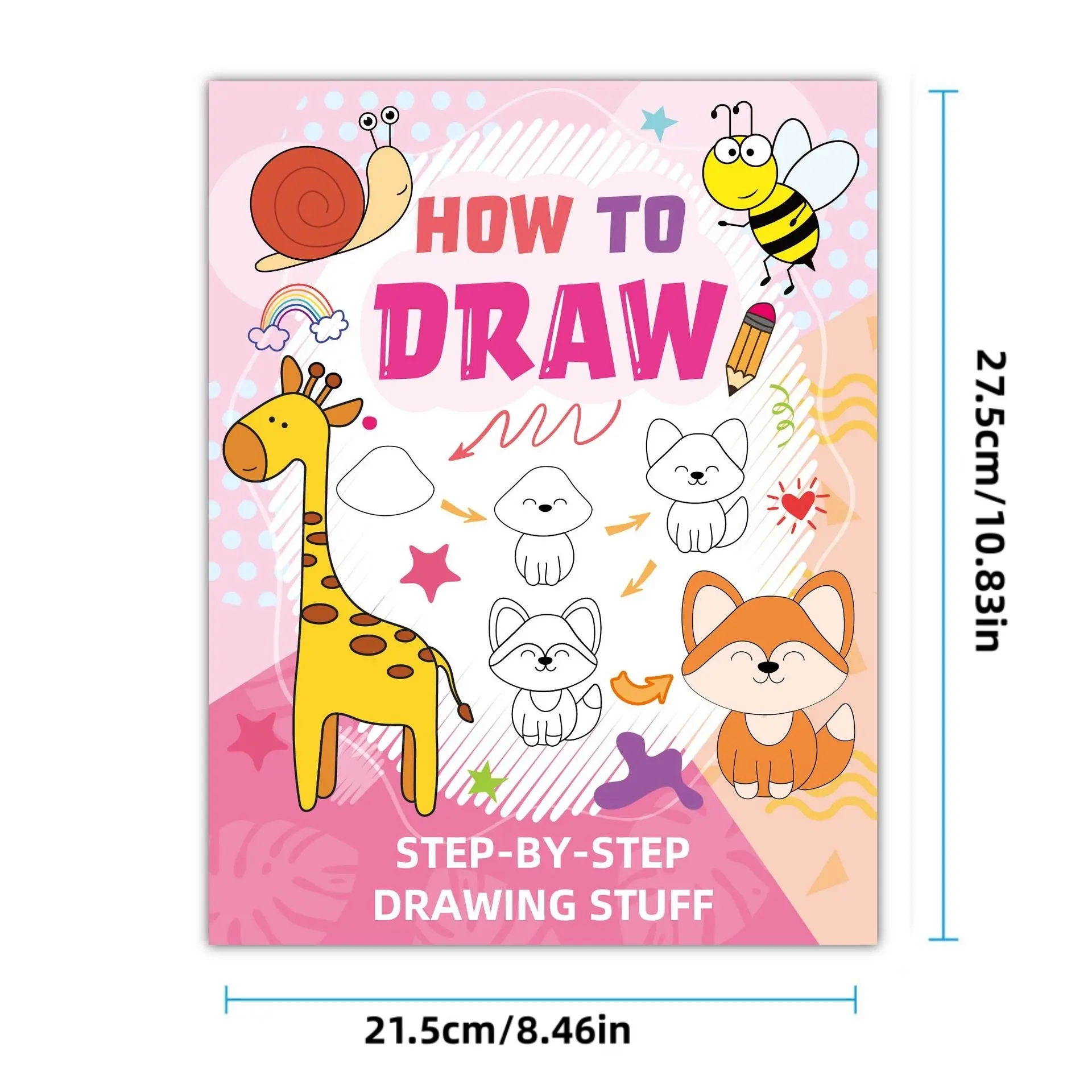 Children's animal painting steps