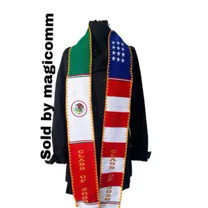 Graduation Stoles for Class 2026 with Vibrant Stripes and Bold Design