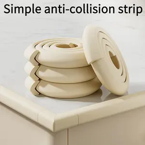 Durable Rubber Corner Protector, Easy Installation, Prevents Scratches, Stabilizes Furniture, Soft Edge Guard, Home Coffee Table Corners Cover
