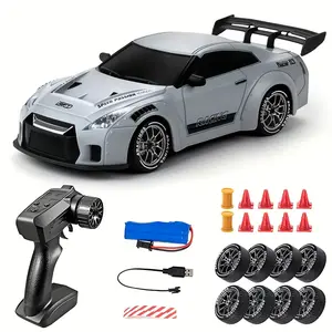 RC Car GTR Remote Control Drift Cars Full Size Mini Racing Kids Toy 2.4G Radio High Speed Model Vehicle Toys for Boys Children Gifts Kmoist