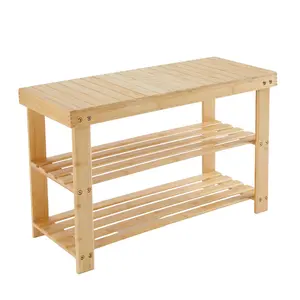 3-Tier Bamboo Shoe Organizer, 286lb Capacity, Suitable for Entryway Bedroom Living Room Balcony, Dimensions#tiktokshopstockup  #mothersdaygift