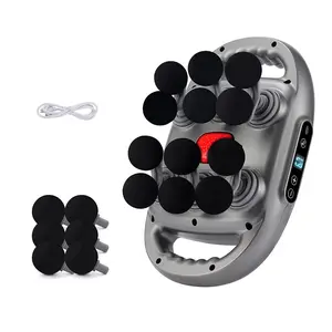 12-head Massager, 1 Box USB Rechargeable Muscle Massager, Portable Handheld Body Massager, Professional Muscle Relaxation Tool for Home & Travel
