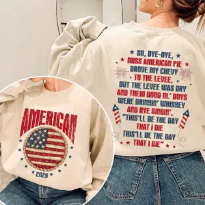 American Pie Shirt, 4th of July Shirt, Gift For BFF, Unisexshirt