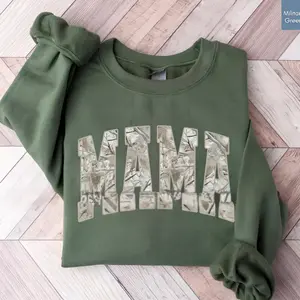 Camo Mama Sweatshirt, Mom Crewneck, Mom Sweatshirt, Camouflage Mama Sweater, Mama Sweater, Mothers Day Gift for Mom Sweatshirt