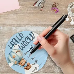 Wooden Baby Birth Announcement Sign, Wooden Letter Sign, Baby Shower Photo Prop, Birthday Gift for Newborn, Party Decoration Supplies