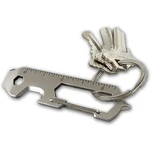 CLiP KT Bottle Opener  Multitool Carabiner For  | Mini Prybar Key Carabiner   Multitool For Men | EDC Tool Key Chain Multi Tool For Men