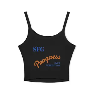 Progress Over Perfection Tank Top | SFG Progress Graphic Tank