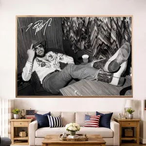 [NO FRAME] Hank Williams Art POSTER - Retro Print Habits Old and New Poster  gifts for fans