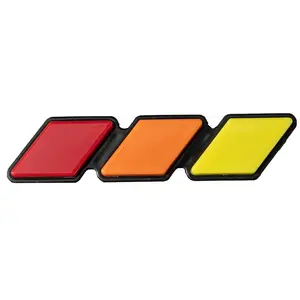 Tri-Color Grille Badge